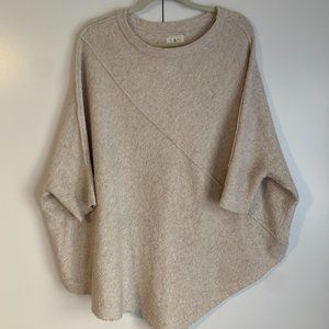 Lou & Grey Pullover Cream Sweater/Shrug